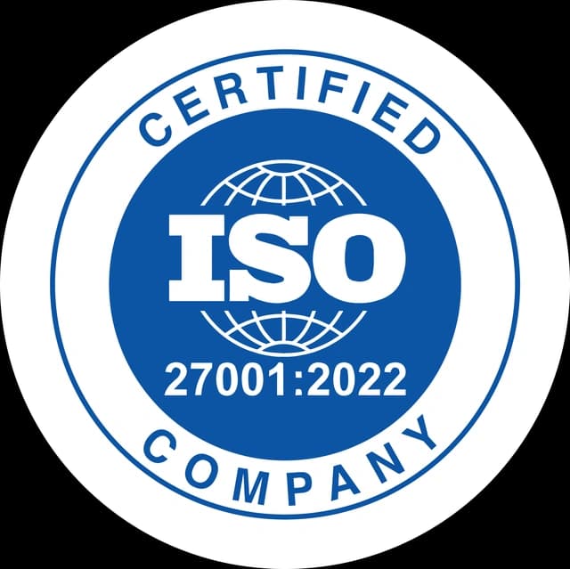 ISO 27001:2022 Certified Company
