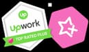 Upwork Top Rated Plus